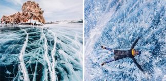 Zamrznutý Bajkal uchvátil fotografku Kristina Makeeva. Toto je výsledok!