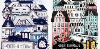 Ilustrácie navštívených miest, ktoré navštívila | Madalina Tantareanu