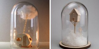 Miniatúrne sochy domčekov dýchajú jemnosťou | Vera van Wolferen
