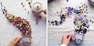 V hlavnej úlohe kvetiny, čajníky a šálky | Floral Tea Story od Marina Malinovaya