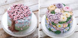 Rozkvitnuté torty | 15+ dezertov, ktoré vyzerajú ako rozkvitnuté kytice kvetov