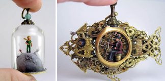 Gregory Grozos vyrába miniatúrne svety v šperkoch | Handmade umenie