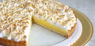 Recept na svieži citrónový tart so snehom | Tarte au citron meringuée