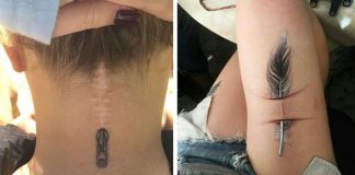 Tetovania na jazvy | 20 nápadov ako prekryť jazvy tetovaním