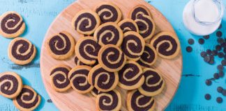 Vanilkovo-čokoládové koláčiky | Recept na chrumkavé dvojfarebné cookies