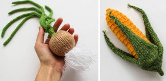 Pletené ovocie a zelenina | Pletenie edukatívnych hračiek od MapleApple