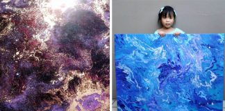 5 ročná Cassie maľuje vesmírne obrazy. Z ich predaja prispieva na charitu