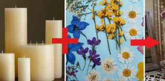 Zdobenie sviečok sušenými kvetmi | DIY návod na ručne zdobené sviečky