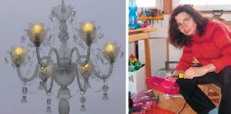 Lustre z PET fliaš | Veronika Richterová mení PET fľaše na lampy a lustre