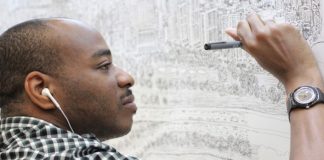 Stephen Wiltshire spamäti detailne kreslí panorámy miest zo spomienok