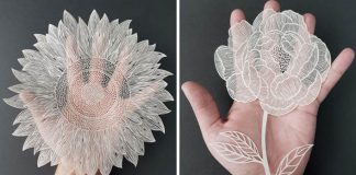 Kvety vyrezávané z papiera | Papierové vyrezávanie od Pippa Dyrlaga