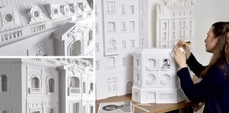 Papierové budovy inšpirované parížskou architektúrou | Camille Ortoli