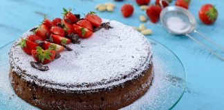 Torta Caprese | Recept na taliansky čokoládovo-mandľový zákusok