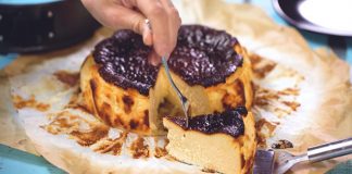 Baskický cheesecake | Recept na Baskický "pripálený" dezert